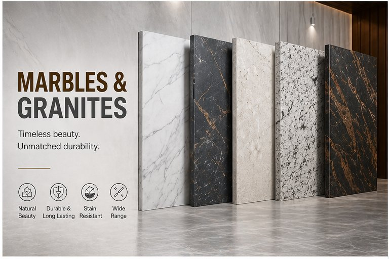 Marbles and granites